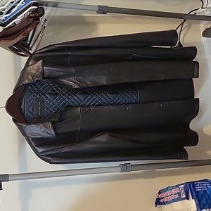 Men's Black leather jacket